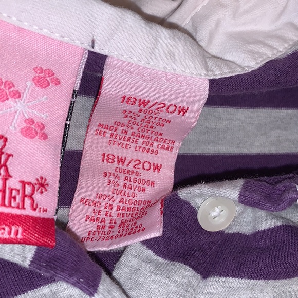 PINK PANTHER VINTAGE ‘rugby’ shirt Y2K - Picture 6 of 13